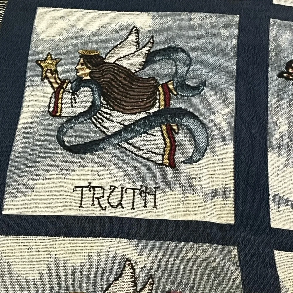 Gorgeous 100% Cotton Angel Paned Blanket - Picture 8 of 16